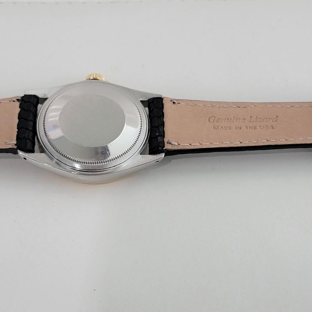 Mens Rolex Oyster Datejust Ref 16013 36mm 18k SS Automatic 1980s Swiss NA103 For Sale 6
