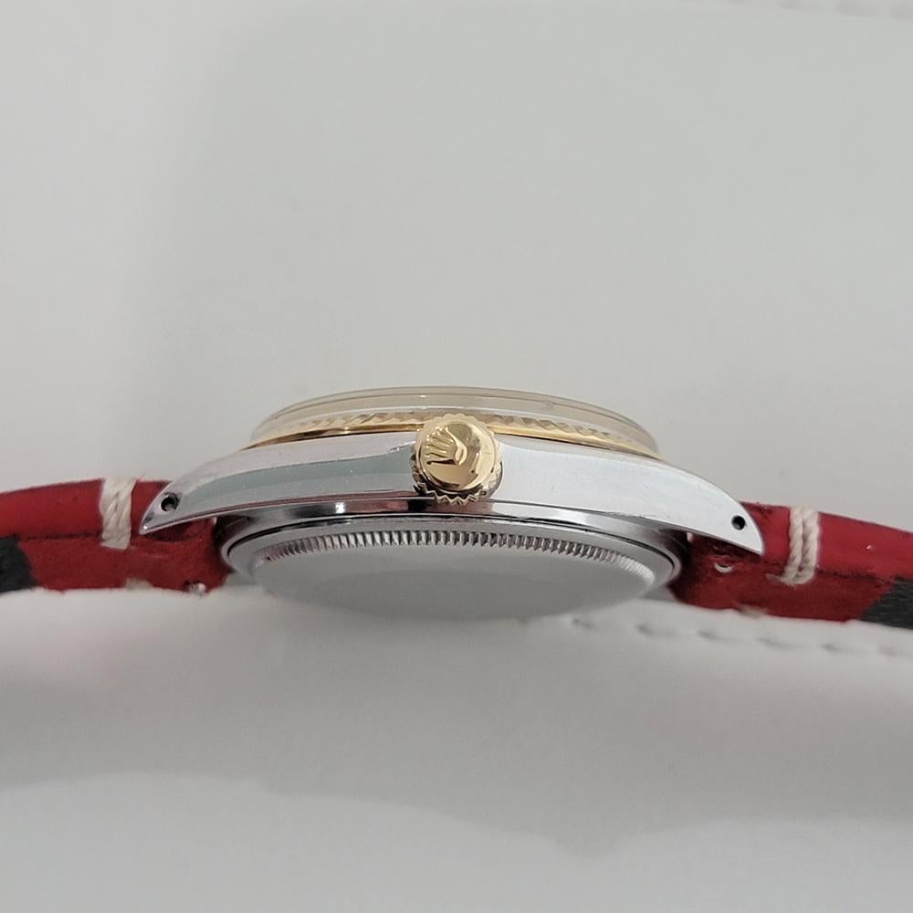 Mens Rolex Oyster Datejust Ref 16013 36mm 18k SS Automatic 1980s Swiss NA103R For Sale 5