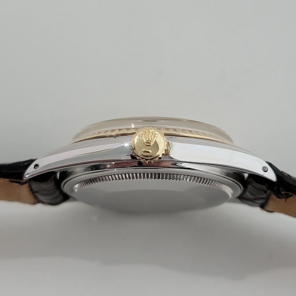 Mens Rolex Oyster Datejust Ref 16013 36mm 18k SS Automatic 1980s Swiss NA105B 5