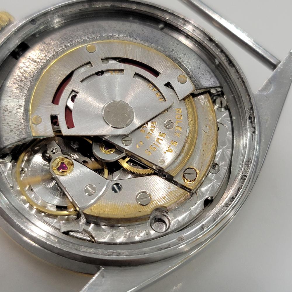 Mens Rolex Oyster Datejust Ref 16013 36mm 18k SS Automatic 1980s Swiss NA106 For Sale 7