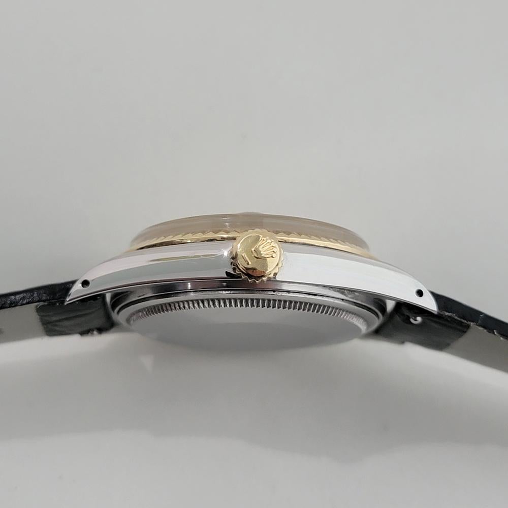 Mens Rolex Oyster Datejust Ref 16013 36mm 18k SS Automatic 1980s Swiss NA106 For Sale 5