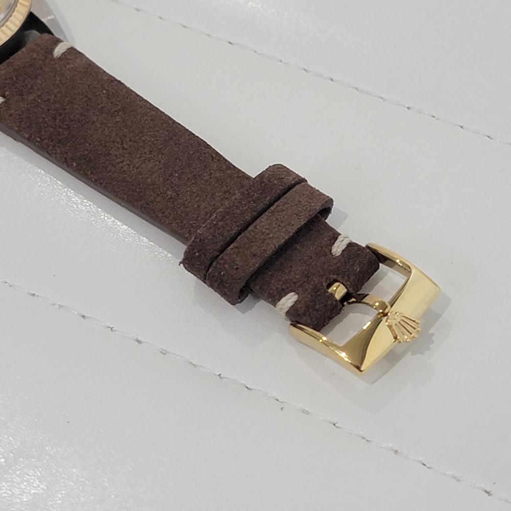 Mens Rolex Oyster Datejust Ref 16013 36mm 18k SS Automatic 1980s Swiss RA395 For Sale 3