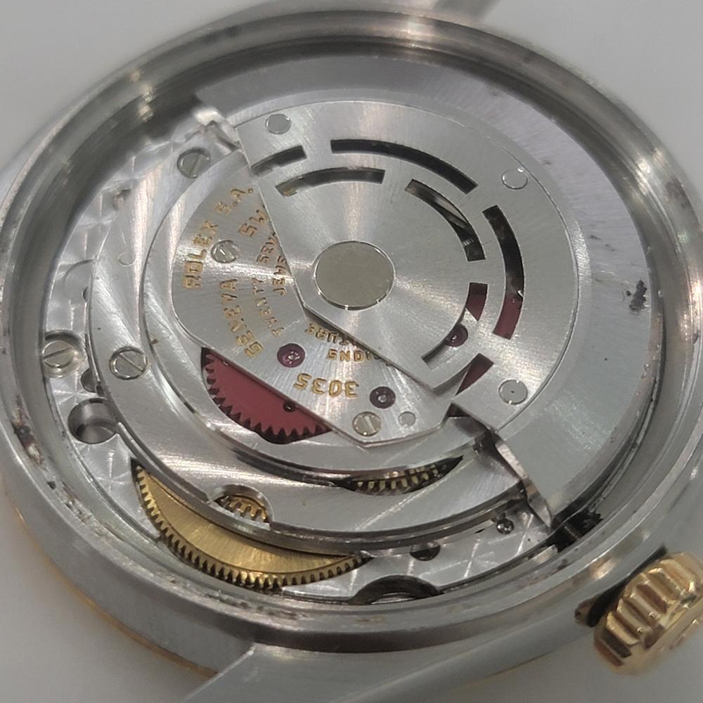 Mens Rolex Oyster Datejust Ref 16013 36mm 18k SS Automatic 1980s Swiss RA395B For Sale 7