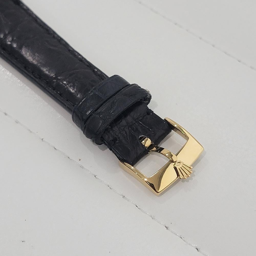 Mens Rolex Oyster Datejust Ref 16013 36mm 18k SS Automatic 1980s Swiss RA395B For Sale 4