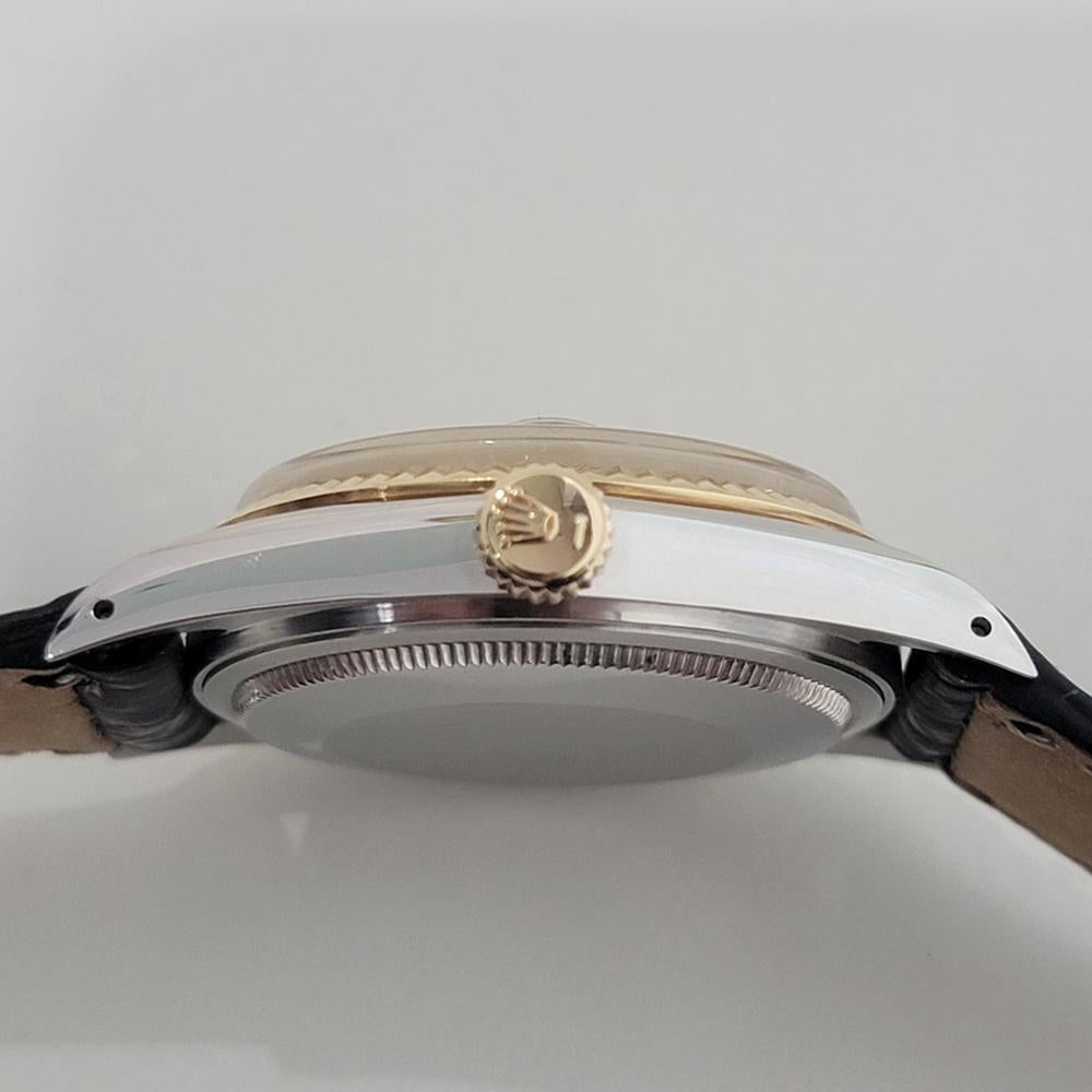 Mens Rolex Oyster Datejust Ref 16013 36mm 18k SS Automatic 1980s Swiss RA395B For Sale 5