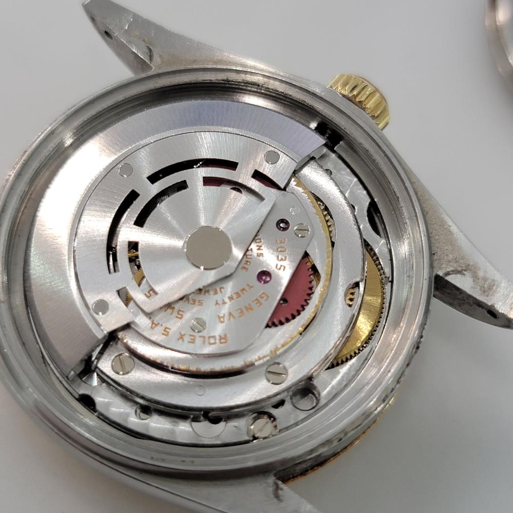Mens Rolex Oyster Datejust Ref 16013 36mm 18k SS Automatic 1980s Swiss RA396B For Sale 7