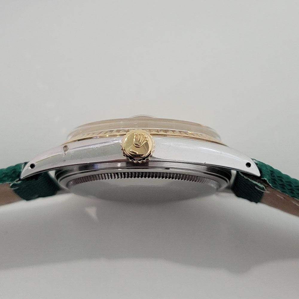 Mens Rolex Oyster Datejust Ref 16013 18k SS Automatic 1980s Swiss RJC176G 1