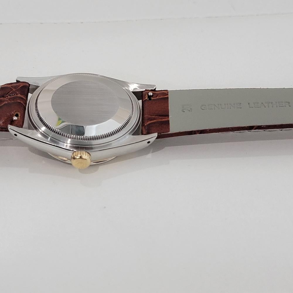 Mens Rolex Oyster Datejust Ref 16013 36mm 18k SS Date Automatic 1980s RA397 For Sale 6