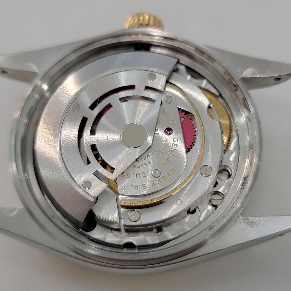 Mens Rolex Oyster Datejust Ref 16013 36mm 18k SS Date Automatic 1980s RA397 For Sale 7