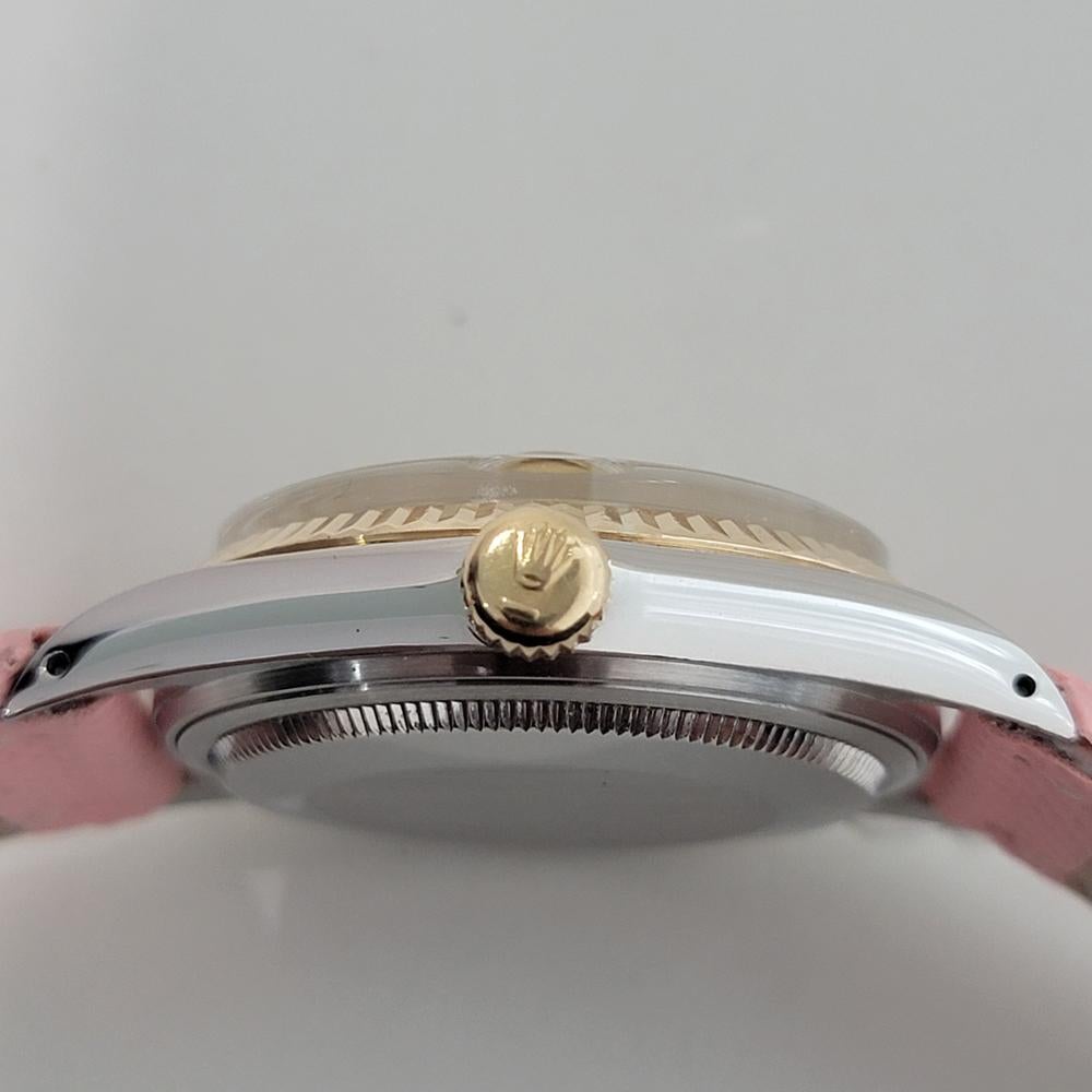 Mens Rolex Oyster Datejust Ref 16013 36mm 18k SS Date Automatic 1980s RA397P For Sale 4