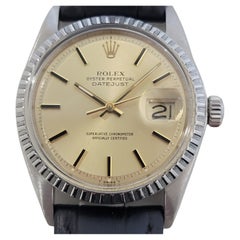 Mens Rolex Oyster Datejust Ref 1603 36mm Automatic 1970s Swiss Vintage RA226B