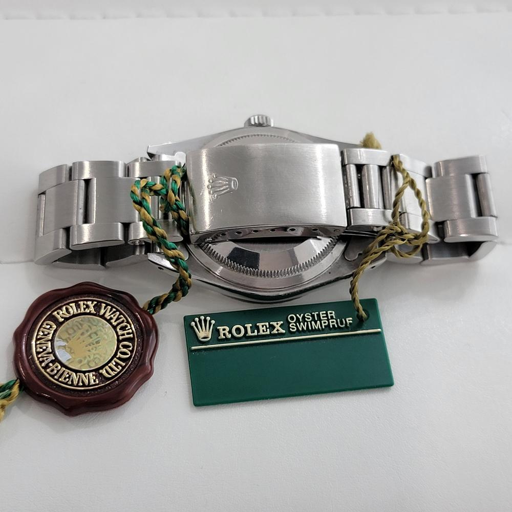 Mens Rolex Oyster Datejust w orig Tags, Box, Papers Ref 16220 Auto 1980s RA302 1