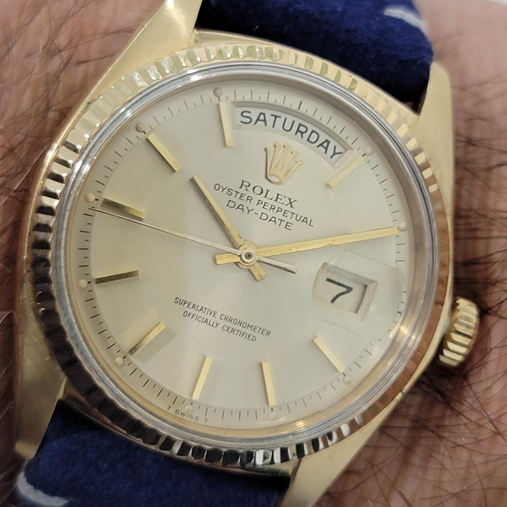 Mens Rolex Oyster Day Date President 1803 18k Gold Automatic 1970s Luxury NA131 6
