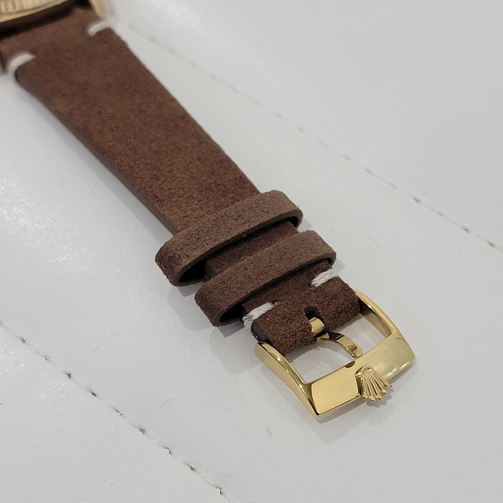 Mens Rolex Oyster Day Date President 1803 18k Gold Automatic 1970s Luxury NA131 3