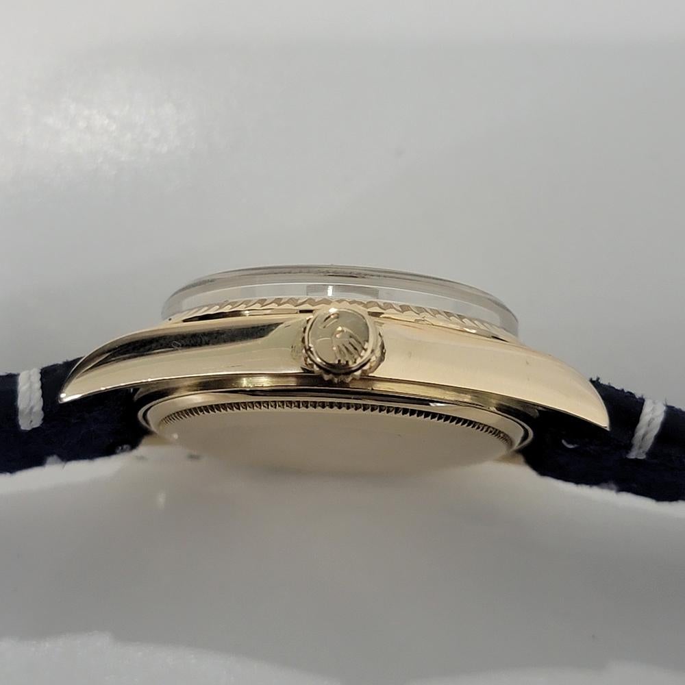 Mens Rolex Oyster Day Date President 1803 18k Gold Automatic 1970s Luxury NA131 4