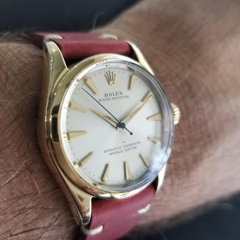 Men's Rolex Oyster perpetual 1014 Gold-Capped Automatic, circa 1960s RA142RED 5