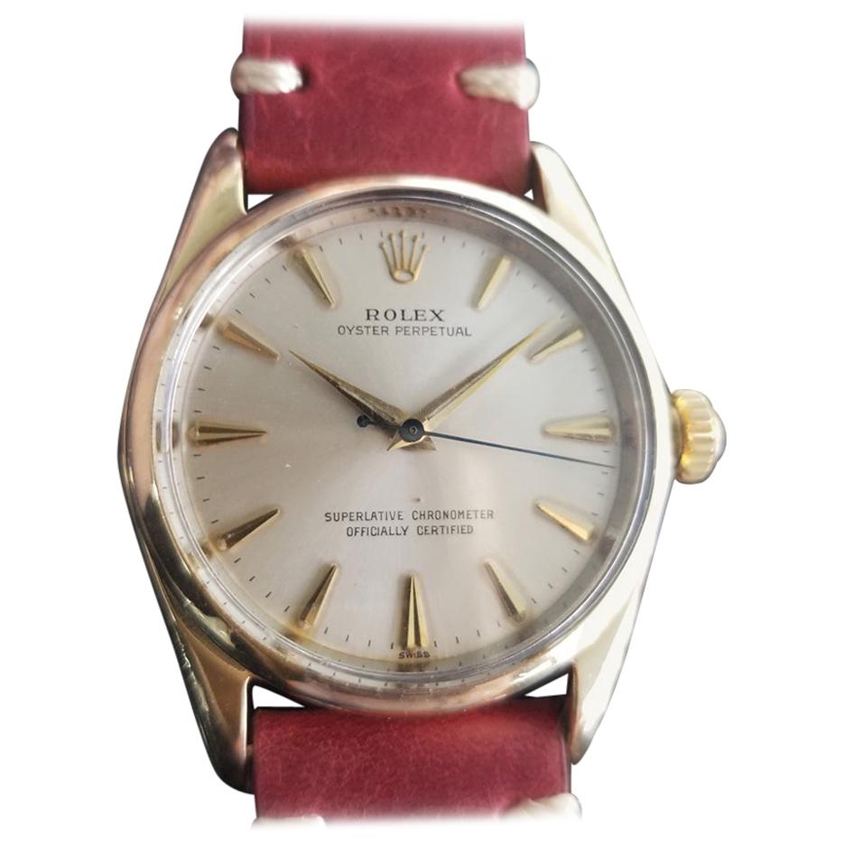 Men's Rolex Oyster perpetual 1014 Gold-Capped Automatic, circa 1960s RA142RED