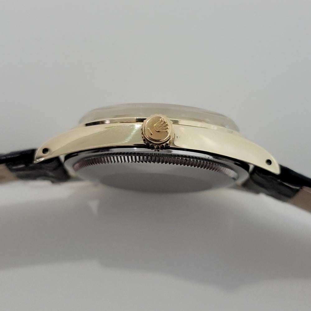 Mens Rolex Oyster Perpetual 1024 34mm Gold Capped Automatic 1960s Vintage RA374 2