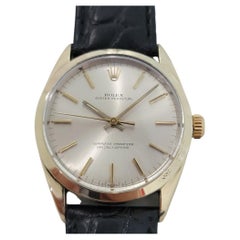Mens Rolex Oyster Perpetual 1024 34mm Gold Capped Automatic 1960s Vintage RA374