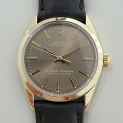 Mens Rolex Oyster Perpetual 1024 34mm Gold Capped Automatic 1970s Vintage RA375