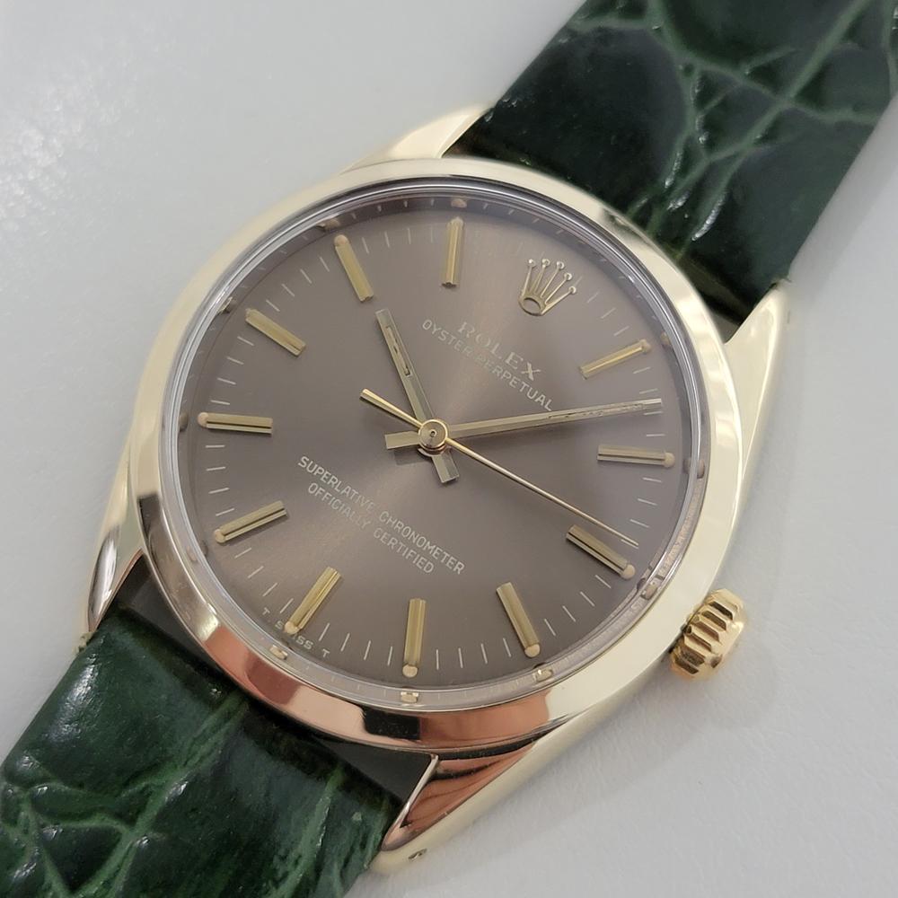 rolex oyster perpetual 34mm green dial
