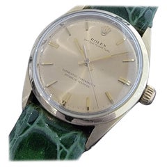 Mens Rolex Oyster Perpetual 1024 Gold-Capped Automatic 1960s Vintage RA185