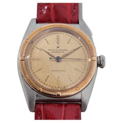Men's Rolex Oyster Perpetual 2940 18k Rose Gold SS Automatic 1940s RA8R