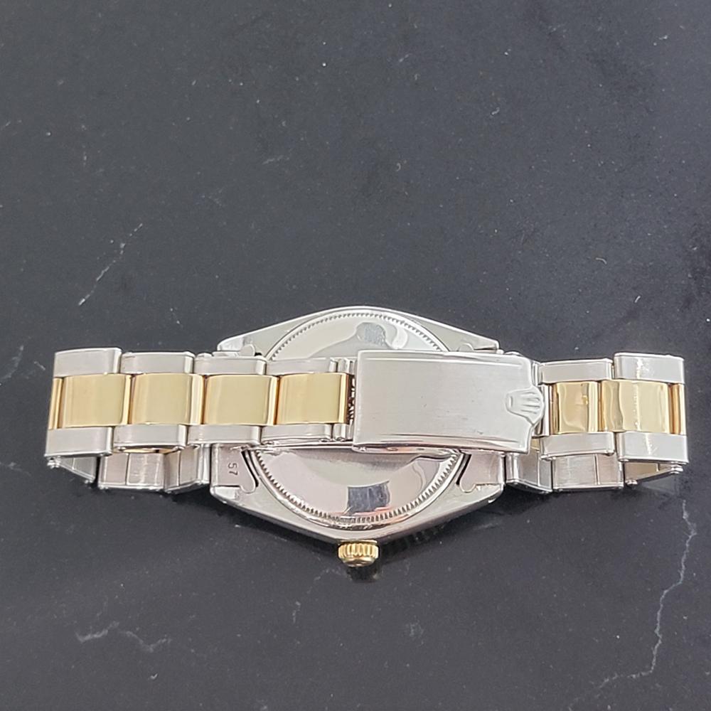 Mens Rolex Oyster Perpetual 5500 14k Gold SS Automatic 1960s Vintage RA179 1