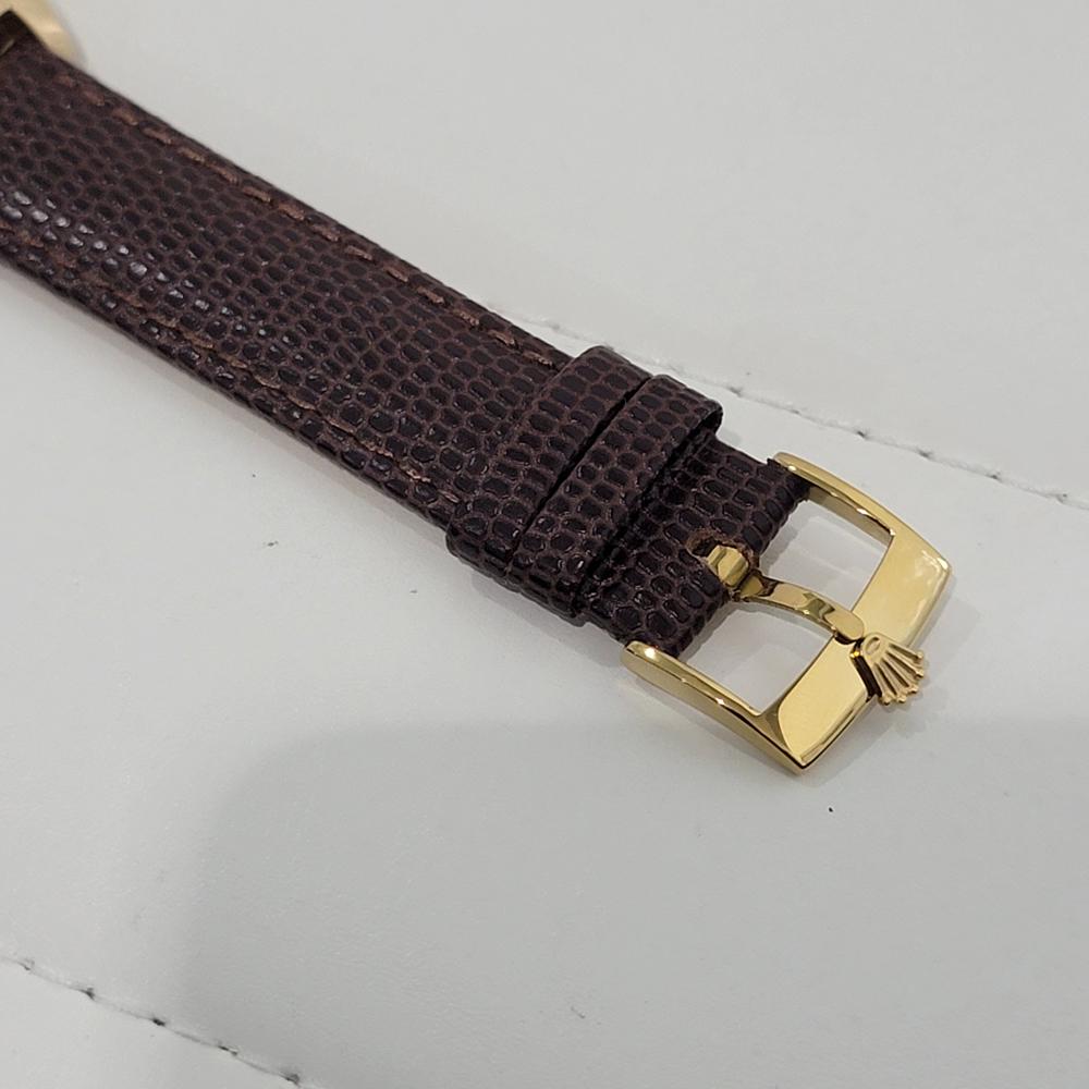 Mens Rolex Oyster Perpetual 6050 Oro 18k 32mm Automático Años 50 Vintage RA439B en venta 3