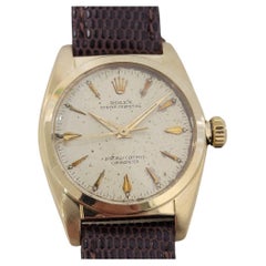 Rolex Oyster Perpetual 6050 Oro 18 carati 32mm Automatico 1950 Vintage RA439B