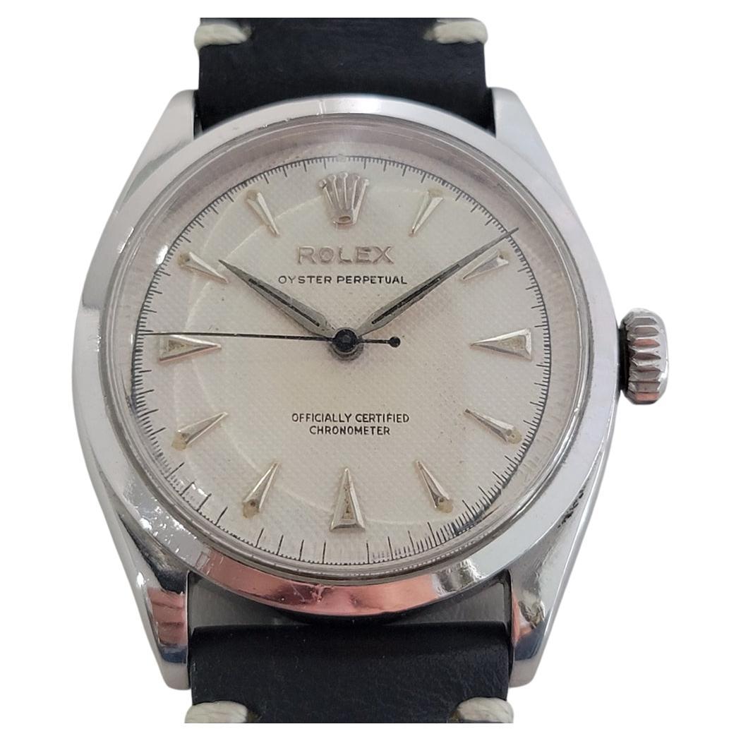 Mens Rolex Oyster Perpetual 6284 Bubbleback Automatic 1950s Vintage RA192B  For Sale at 1stDibs | vintage rolex dress watch, vintage rolex watches  1950s, 1950s rolex oyster perpetual