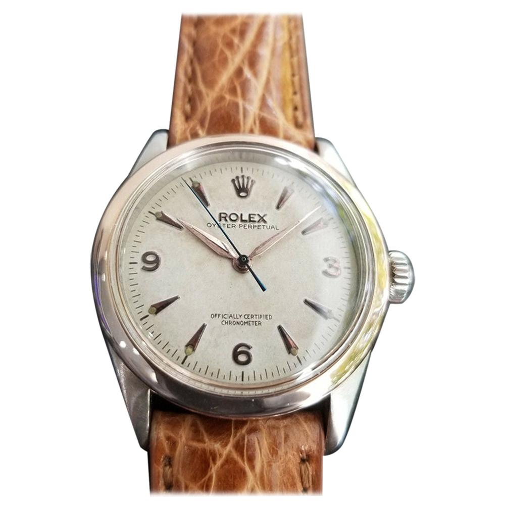 Men's Rolex Oyster Perpetual 6285 18 Karat Gold and SS Automatic circa  1950s MA188 For Sale at 1stDibs | rolex 6285