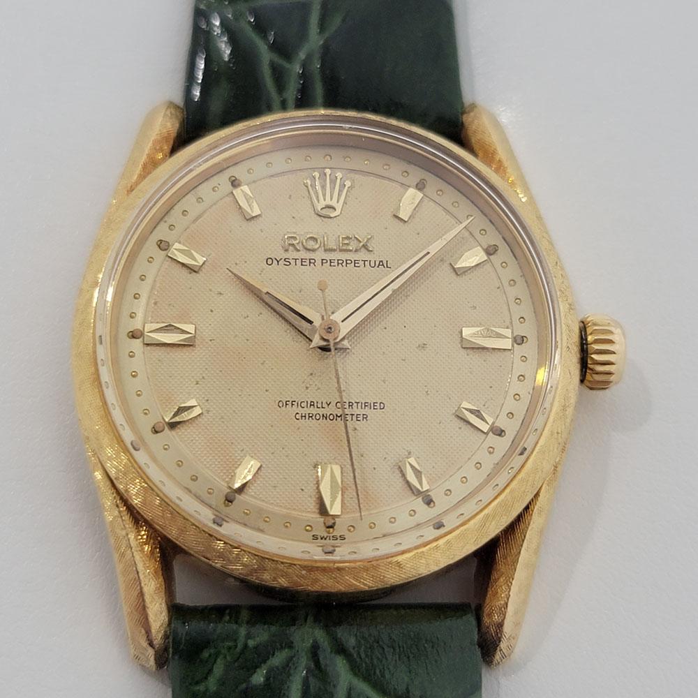 Classic luxury, Men's 18k solid gold Rolex ref.6550 