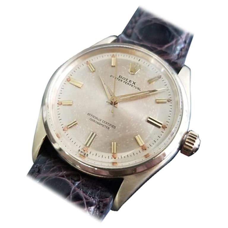 Men's Rolex Oyster Perpetual 6564 14k Gold Automatic, c.1950s Swiss RA150