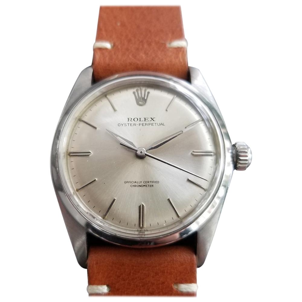 Men's Rolex Oyster Perpetual 6564 Automatic Dress Watch, circa 1950s MA192TAN