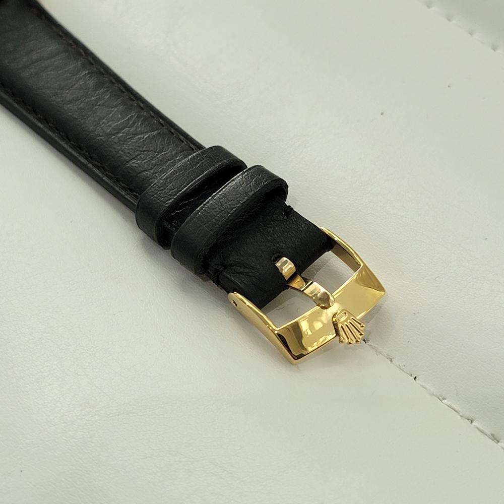 Herren Rolex Oyster Perpetual 6585 14k Gold Automatik 1960er Jahre Schweizer Vintage RJC162B 5