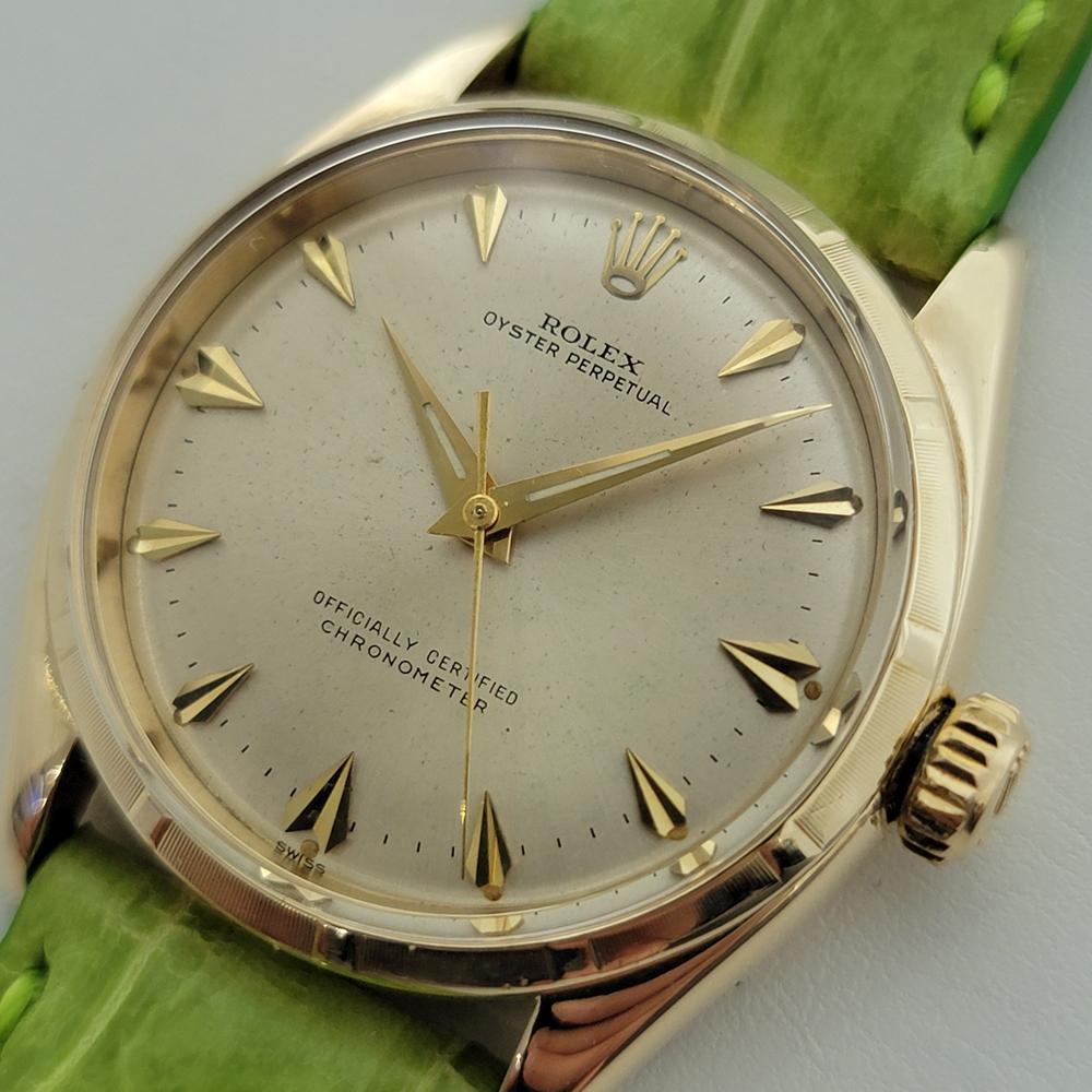 1950s rolex oyster perpetual gold