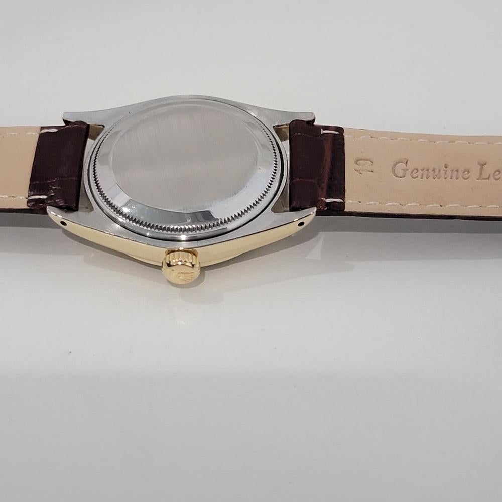 Mens Rolex Oyster Perpetual 6634 34mm Gold Capped Automatic 1950s Vintage RA434 5
