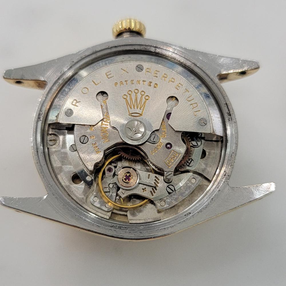 Mens Rolex Oyster Perpetual 6634 34mm Gold Capped Automatic 1950s Vintage RA434 6