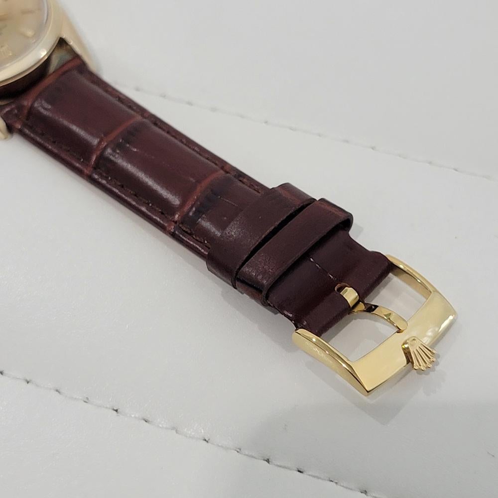 Mens Rolex Oyster Perpetual 6634 34mm Gold Capped Automatic 1950s Vintage RA434 3