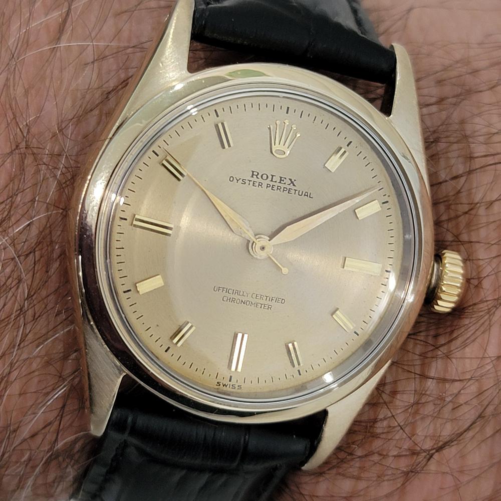 Rolex Oyster Perpetual Uomo 6634 Golden Egg 34mm Automatico 1950s Swiss RA434B 9