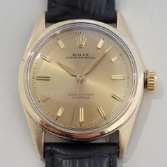 Mens Rolex Oyster Perpetual 6634 Golden Egg 34mm Automatic 1950s Swiss RA434B