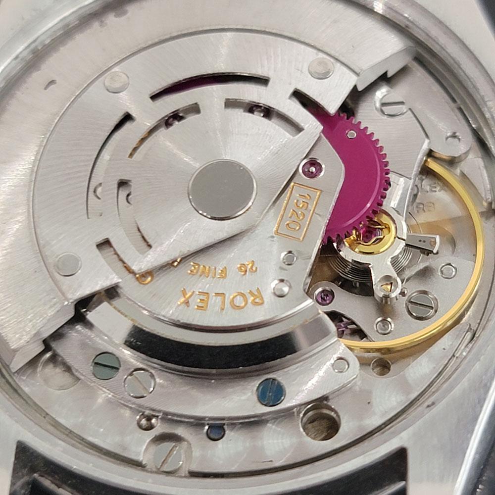 Mens Rolex Oyster Perpetual Air-King 5500 Blue Dial Automatic 1970s RA197B 4