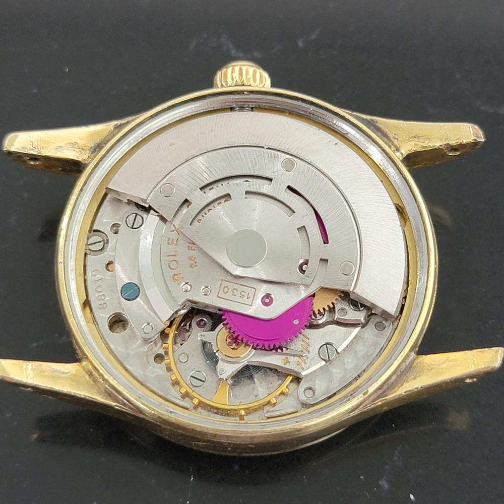 Rolex Herren Rolex Oyster Perpetual Air King 5506 Goldgeschlossenes Automatik 1960er RA177 8
