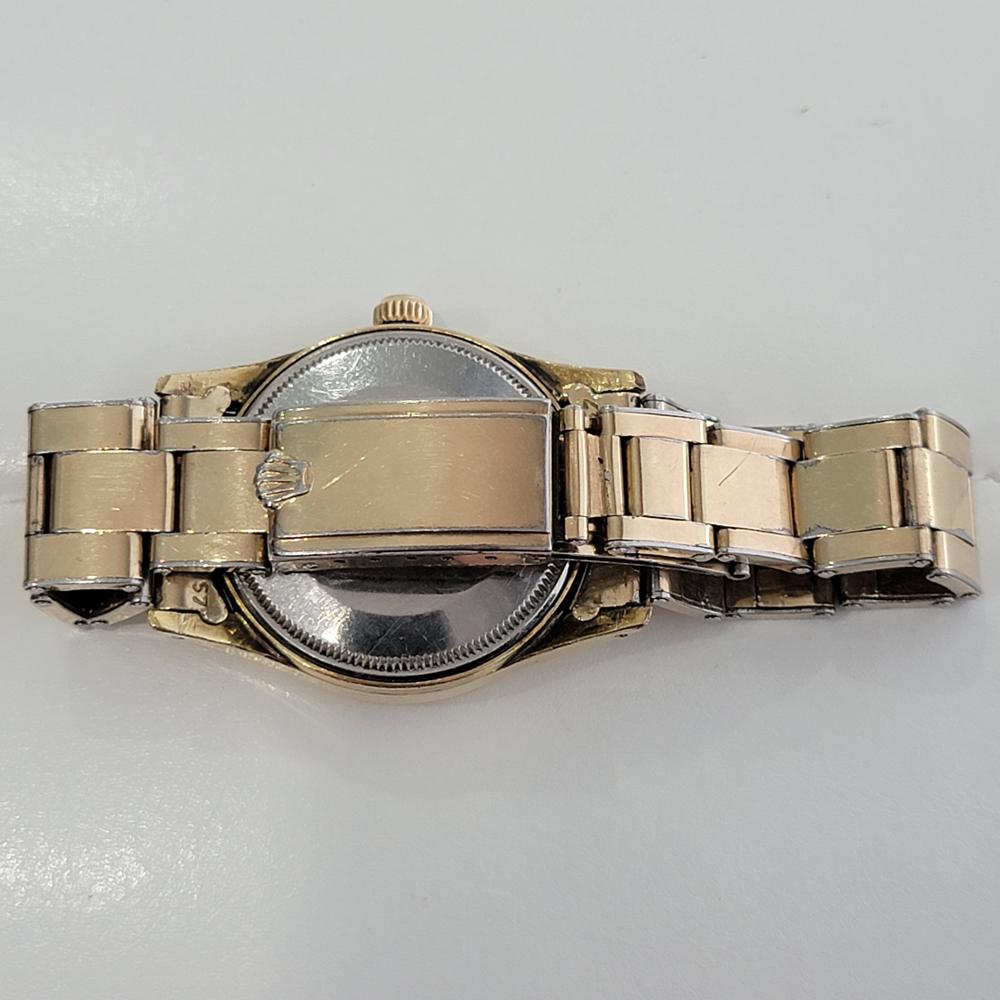 Rolex Herren Rolex Oyster Perpetual Air King 5506 Goldgeschlossenes Automatik 1960er RA177 6