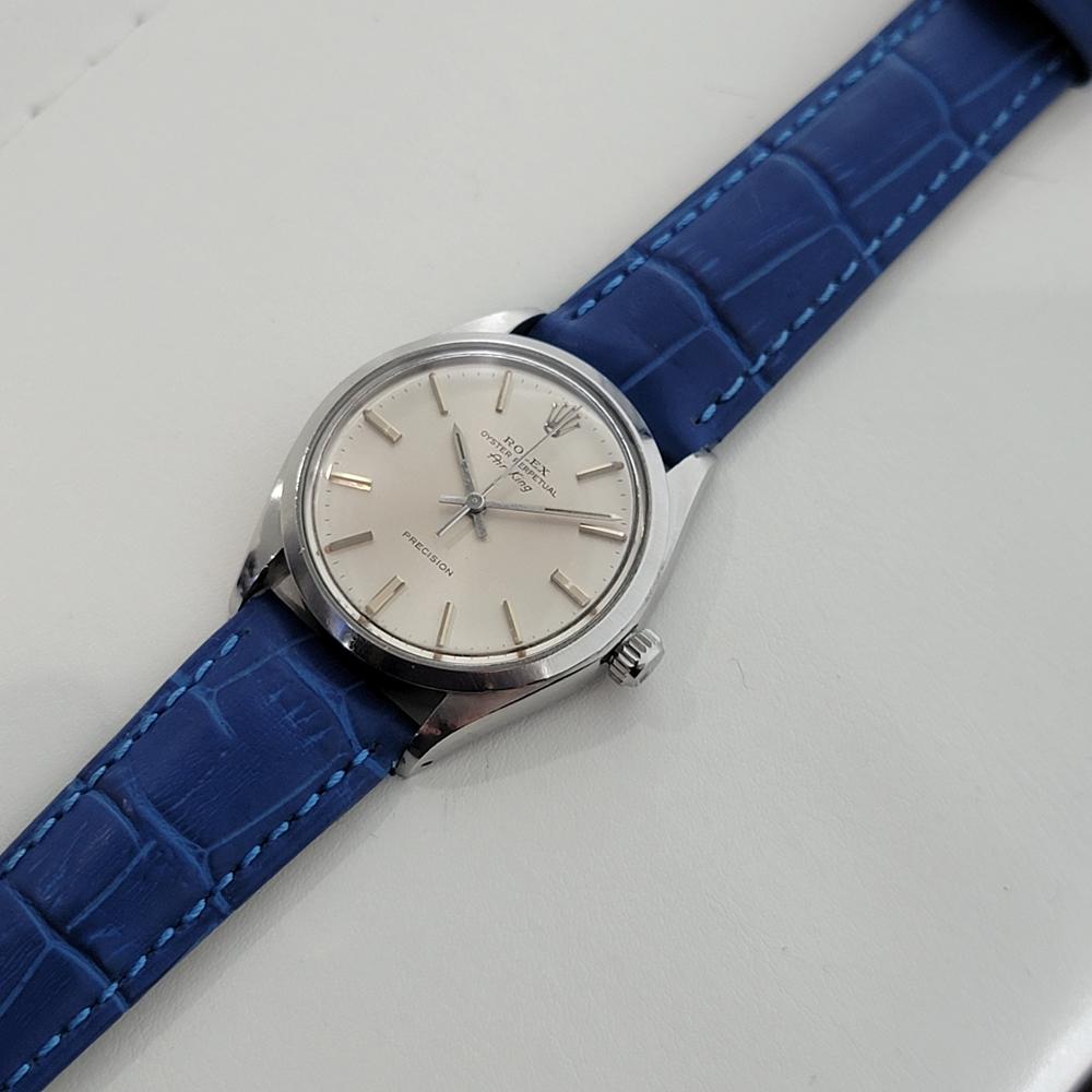 Men's Mens Rolex Oyster Perpetual Air-King Ref 5500, 1970s Automatic RA307 Vintage For Sale