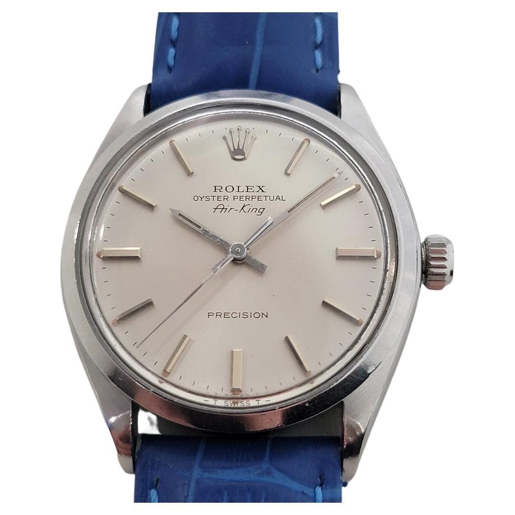 Mens Rolex Oyster Perpetual Air-King Ref 5500, 1970s Automatic RA307 Vintage