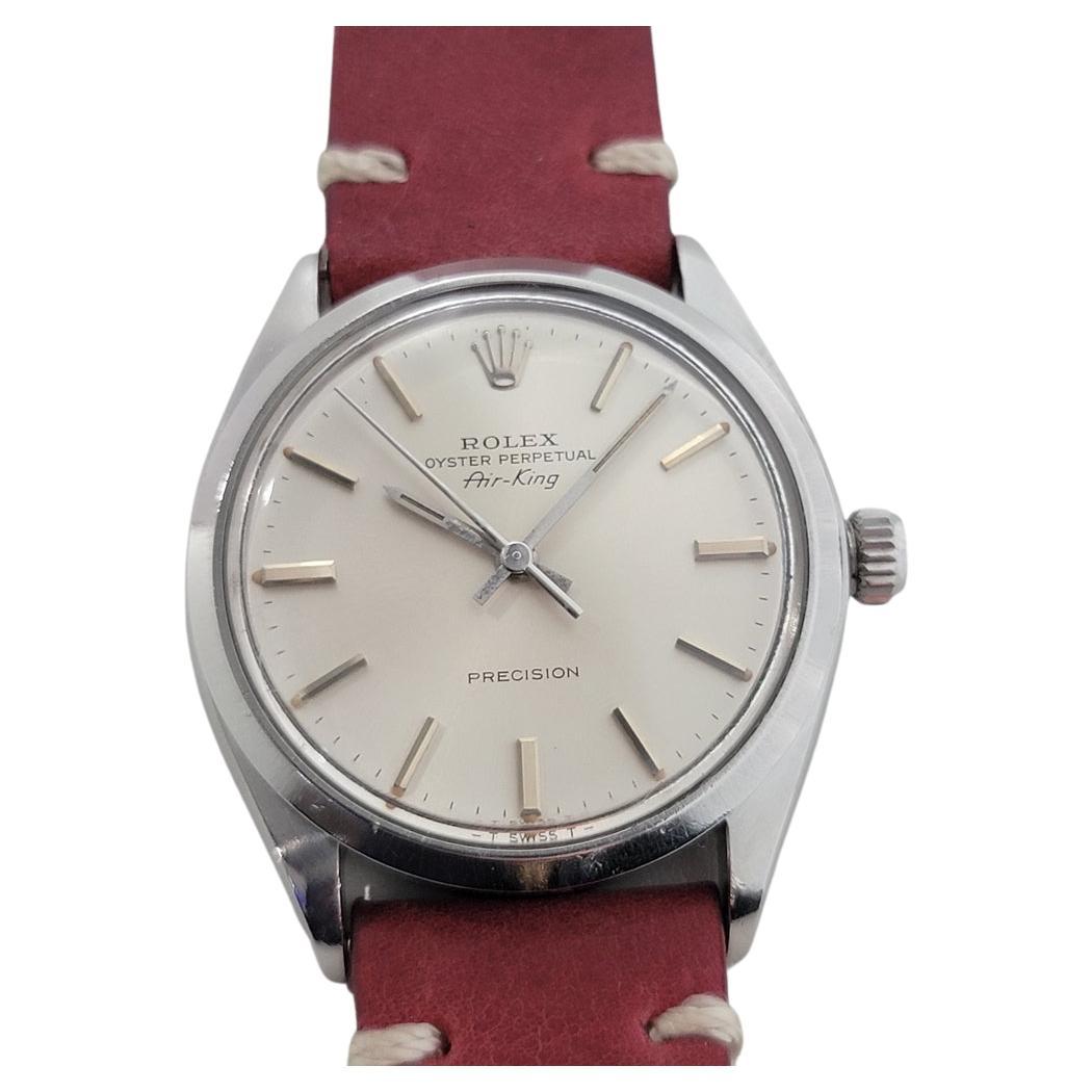 Mens Rolex Oyster Perpetual Air-King Ref 5500 Automatic 1970s Swiss RA307R
