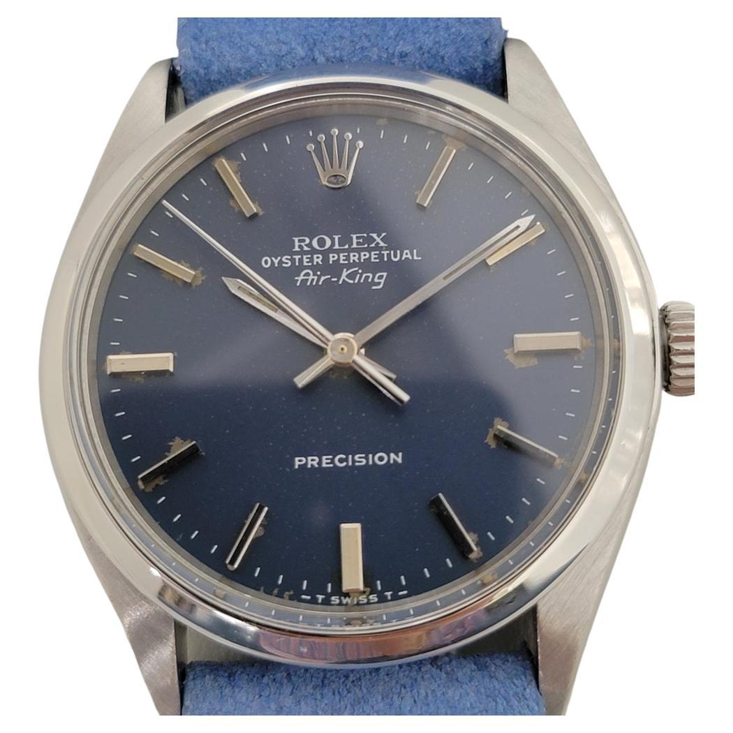 Mens Rolex Oyster Perpetual Air-King Ref 5500 Automatic 1970s Vintage RA197