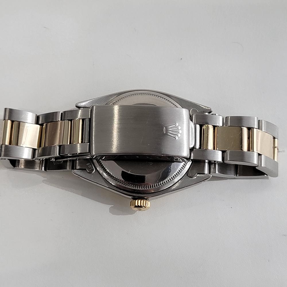Mens Rolex Oyster Perpetual Date 1500 14k Gold ss Automatic 1960s RA168 For Sale 2